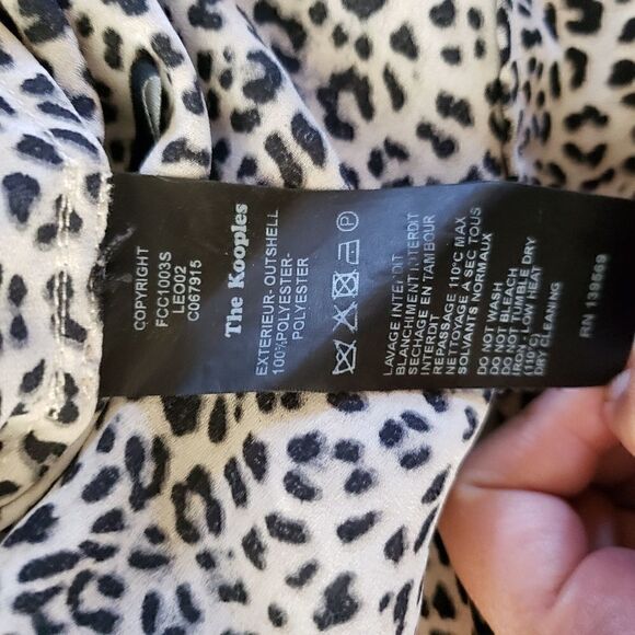 Sport the Kooples leopard print blouse M - Picture 6 of 8